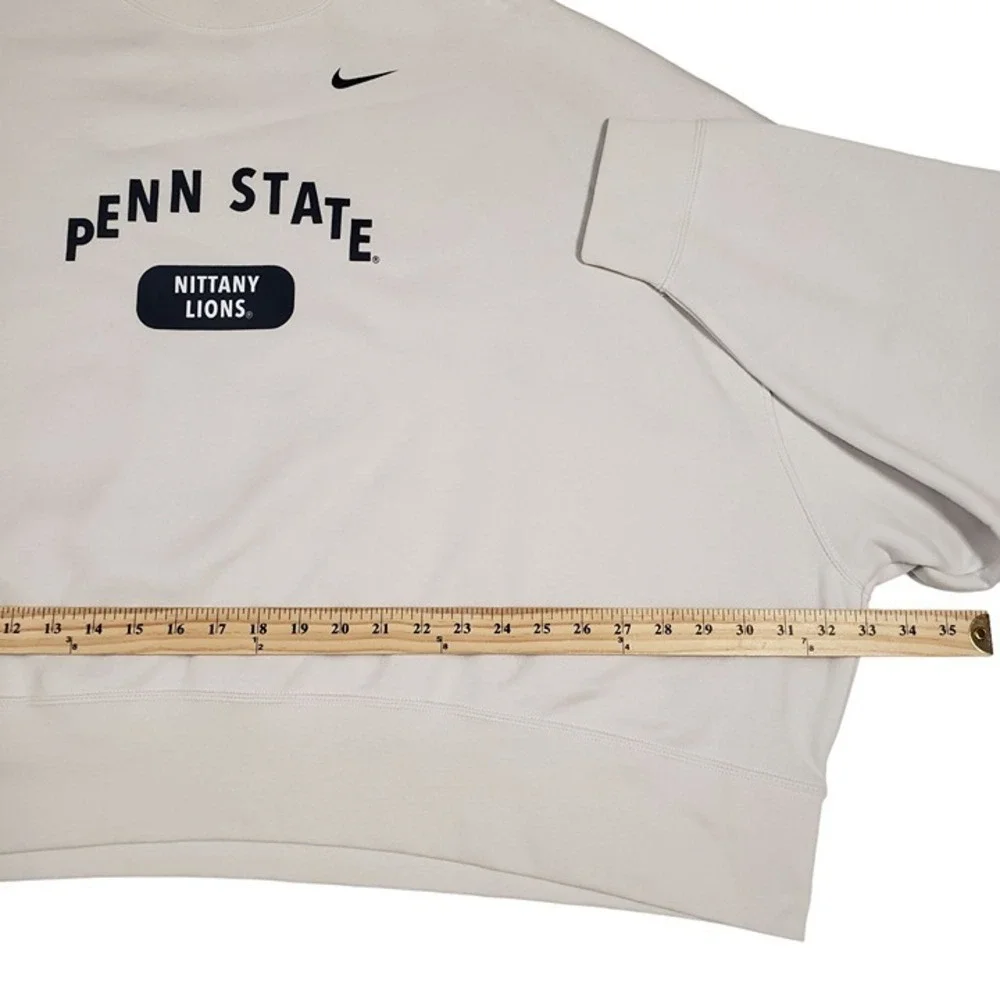 Nike Womens Penn State Nittany Lions Loose Fit Crop Sweatshirt Size‎ XXL NWT